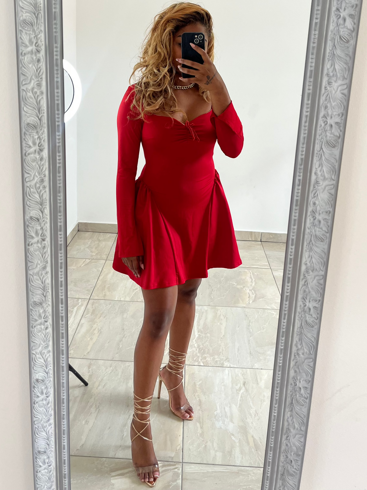 ROBE MOLLY ROUGE